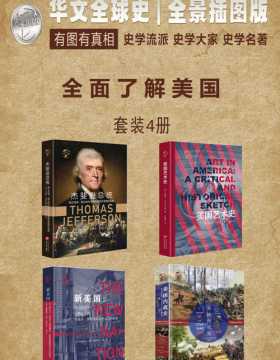 华文全球史—全面了解美国系列（套装共4册）美国艺术史、新美国、杰斐逊总统、美国内战史