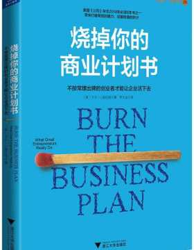 烧掉你的商业计划书 不按常理出牌的创业者才能让企业活下去（最真实、可实践、接地气的创业方法）